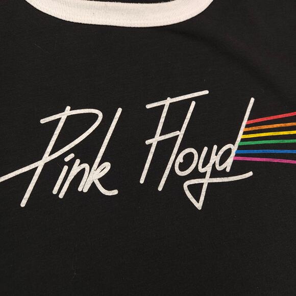 Pink Floyd Band Graphic Short Sleeve T Shirt Womens Size Large L Black White - Picture 4 of 9